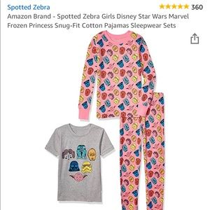 ISO - girls Star Wars pajamas set, size XXL